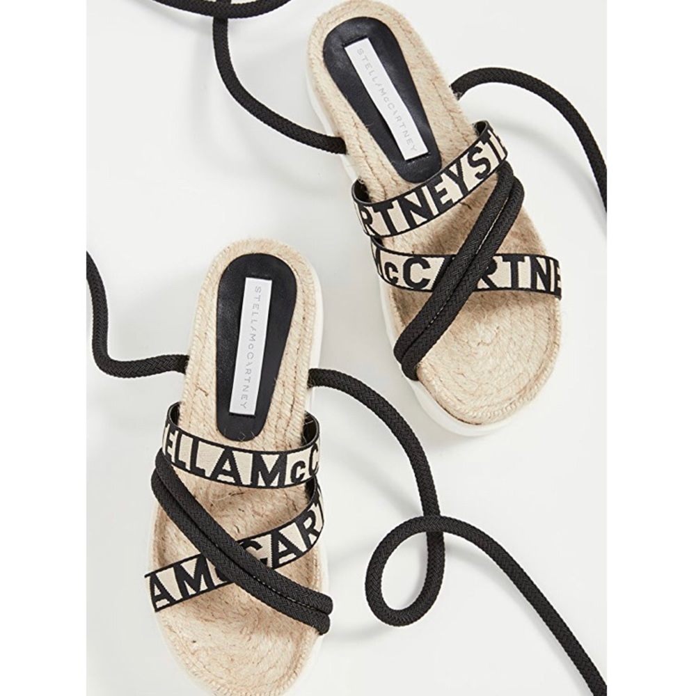 Stella McCartney Gaia Espadrille Sandals Size 5